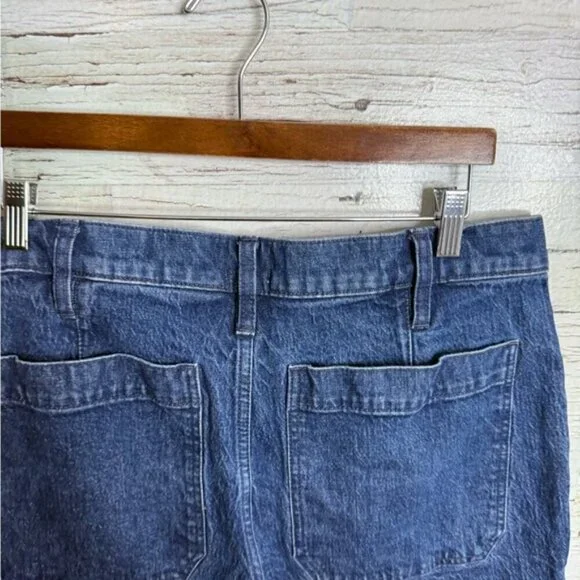 J. Crew Blue Ankle Cropped Jeans Classic Style size 31 Petite carpenter style - Picture 5 of 7